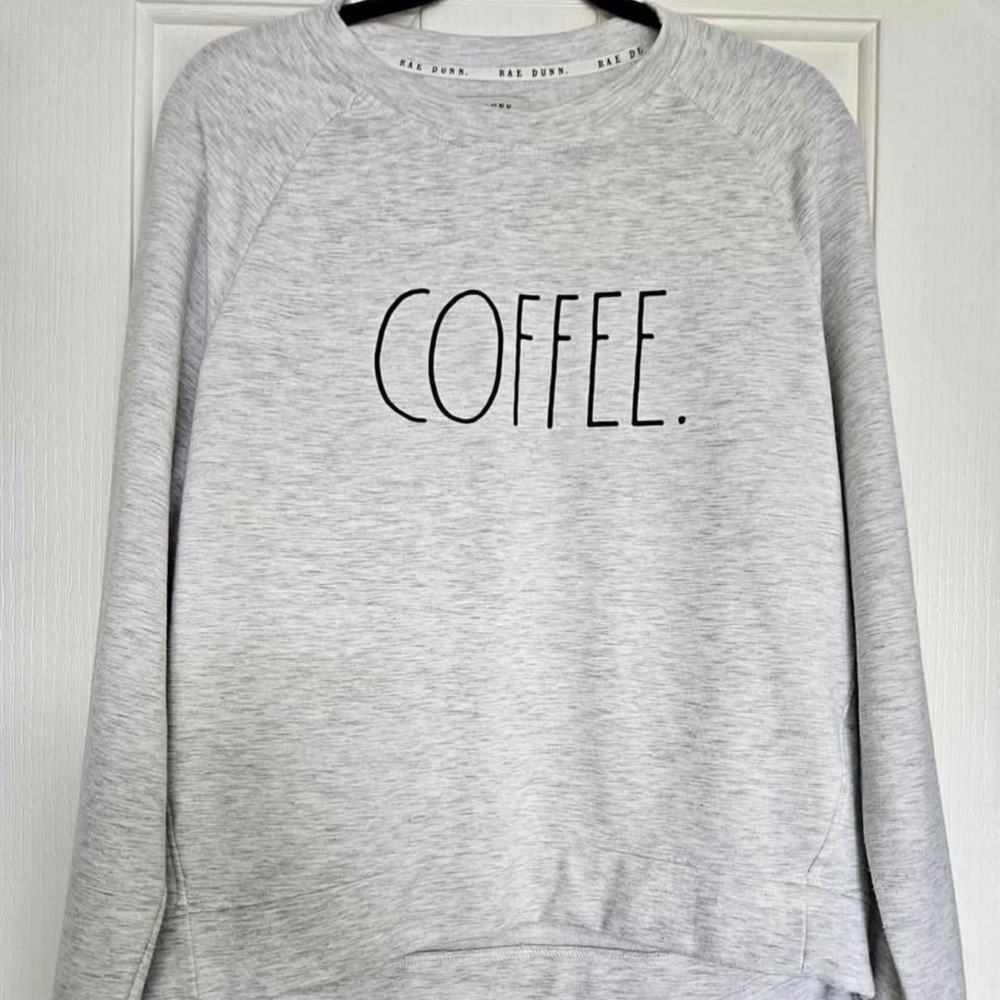 Rae Dunn Light Gray Sweatshirt